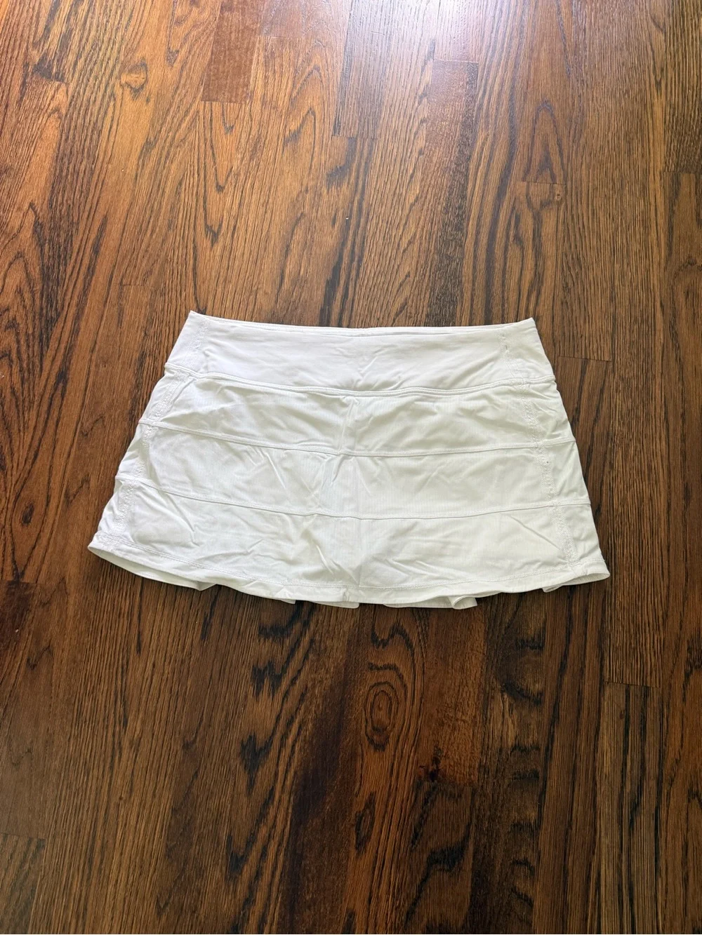 Lululemon pace rival white tennis skirt